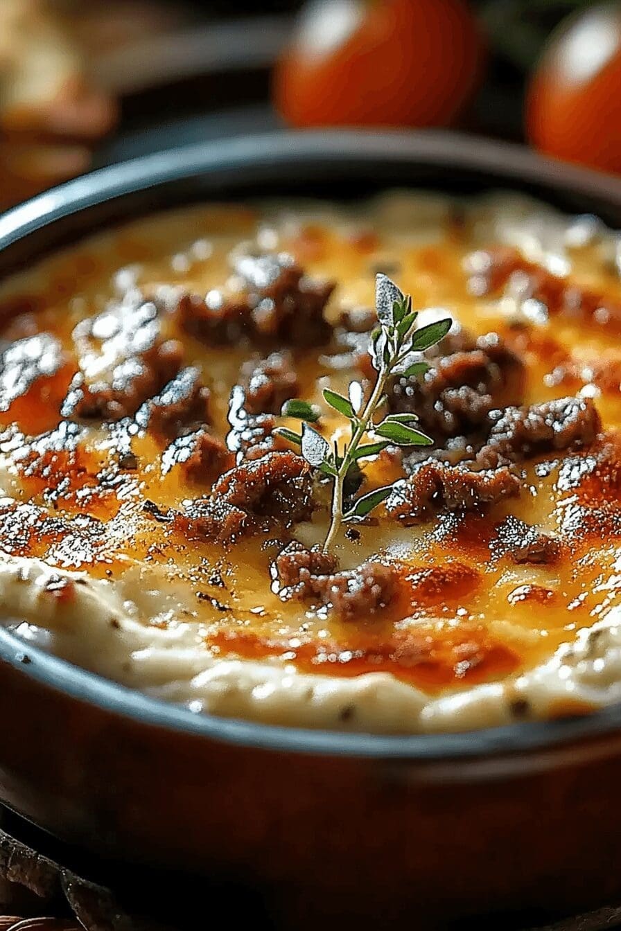 Cheesy Beef Dip