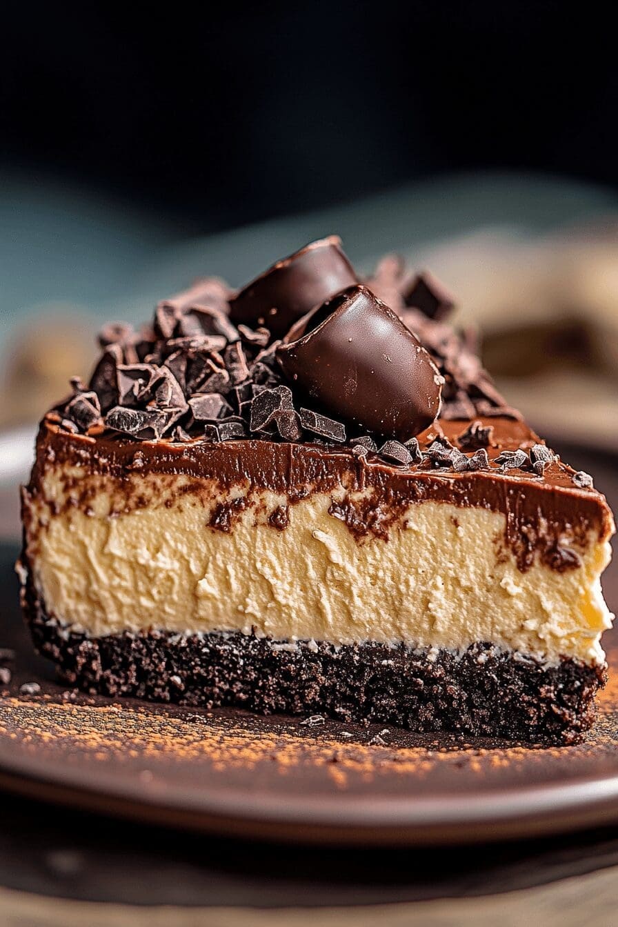 German Chocolate Cheesecake