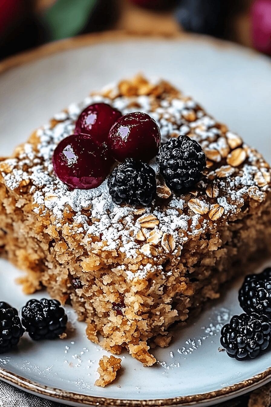 Lazy Day Oatmeal Cake