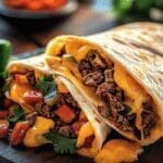 Nacho Cheese Beef Wrap