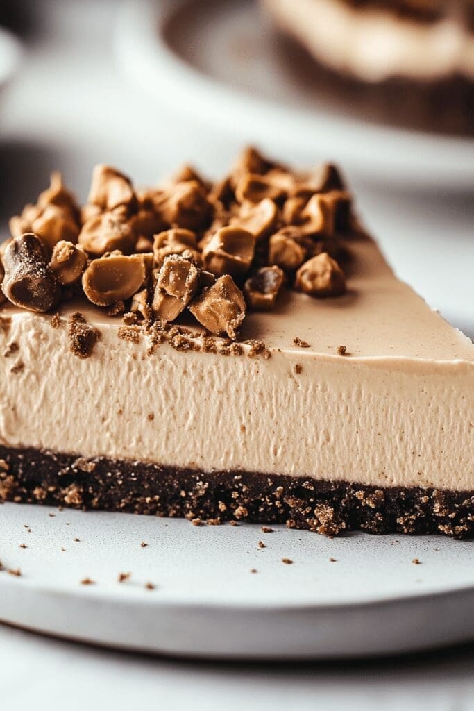 No bake peanut butter cheesecake