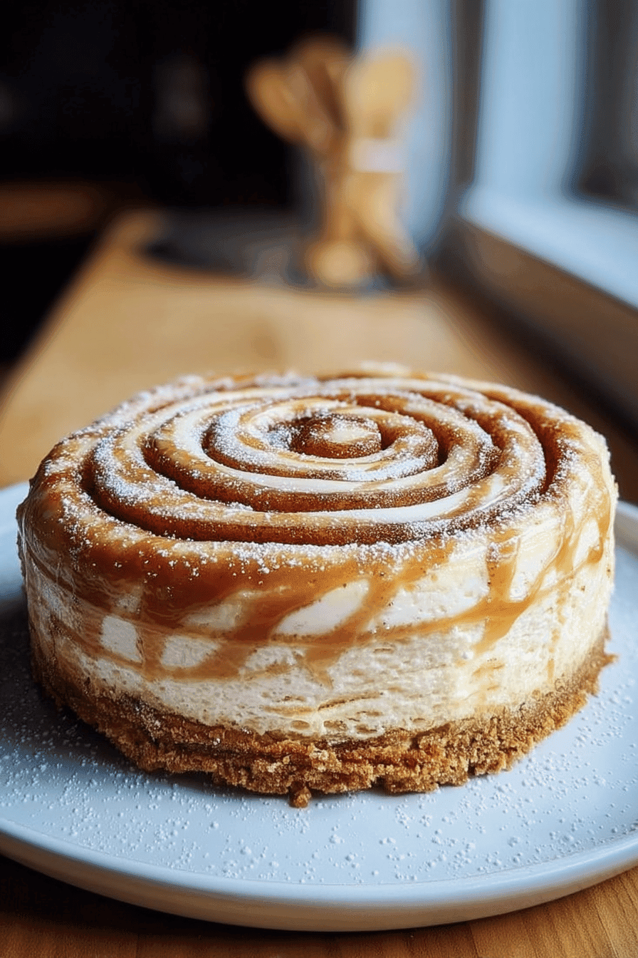 cinnamon roll honeybun cheesecake