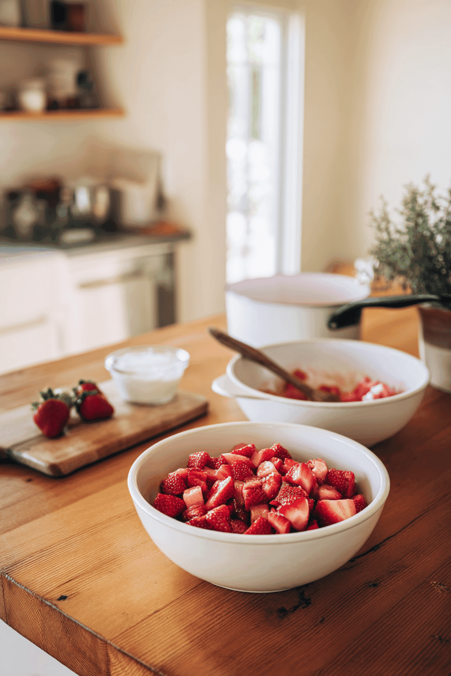 strawberry rhubarb pie filling