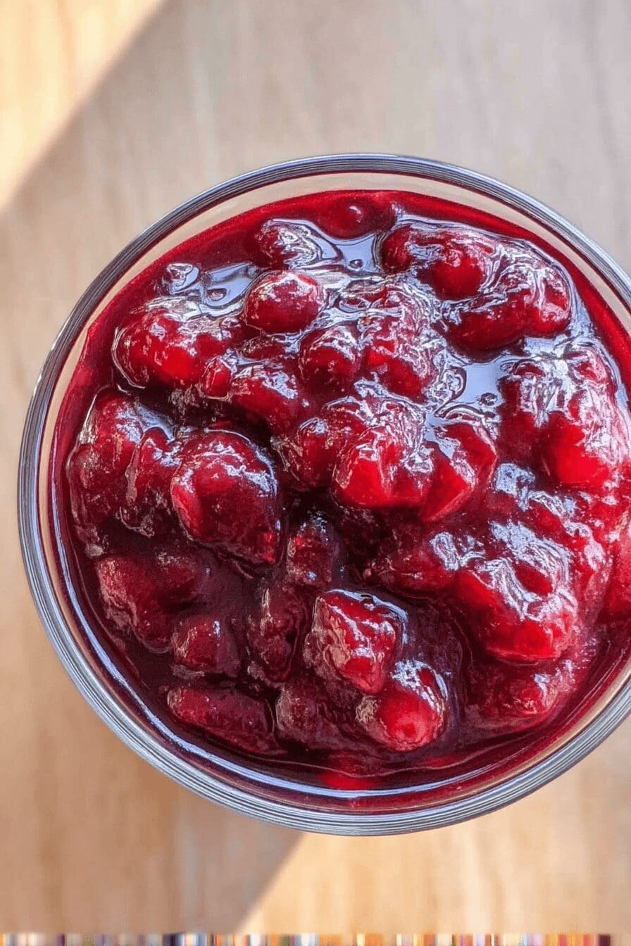 cranberry sauce recipe