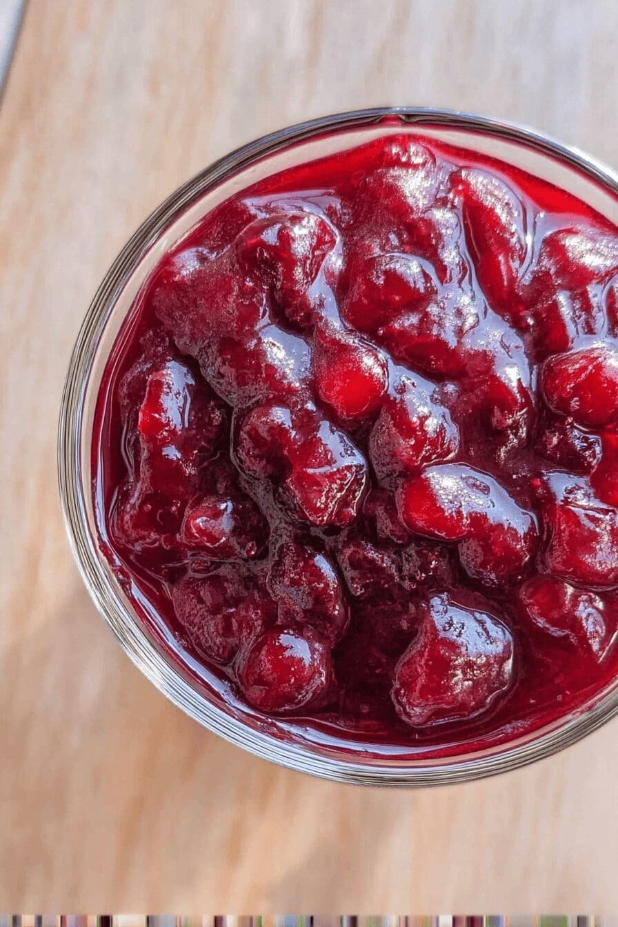 cranberry sauce recipe