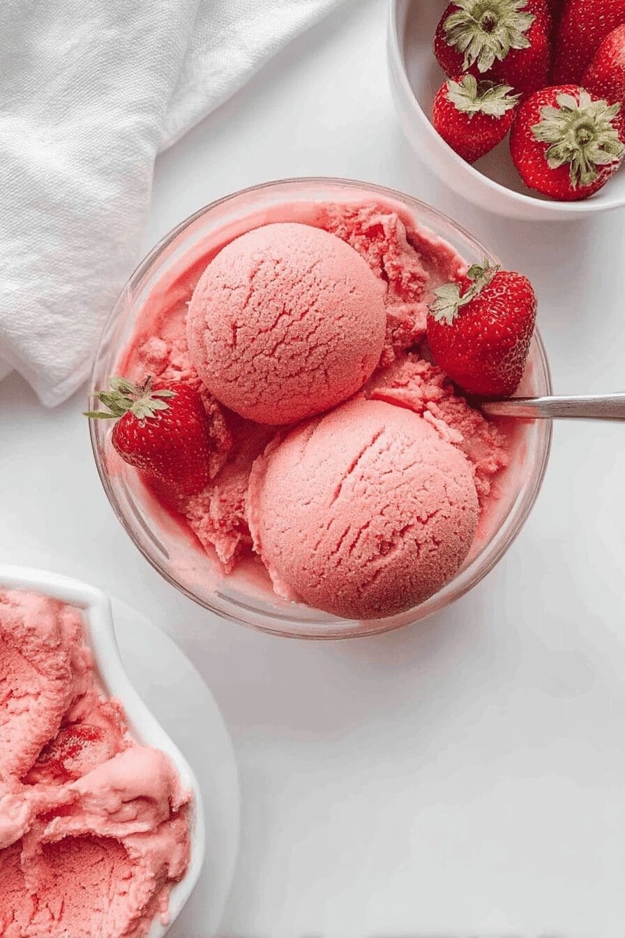 strawberry gelato