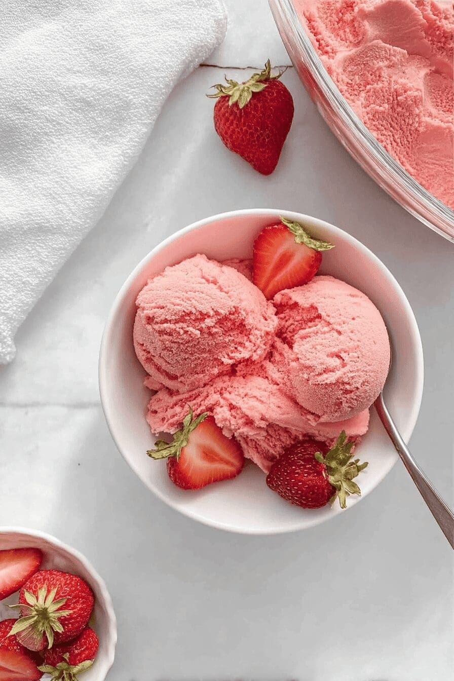 strawberry gelato