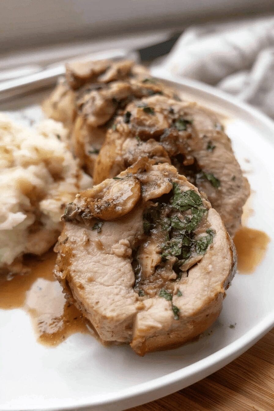 stuffed pork tenderloin