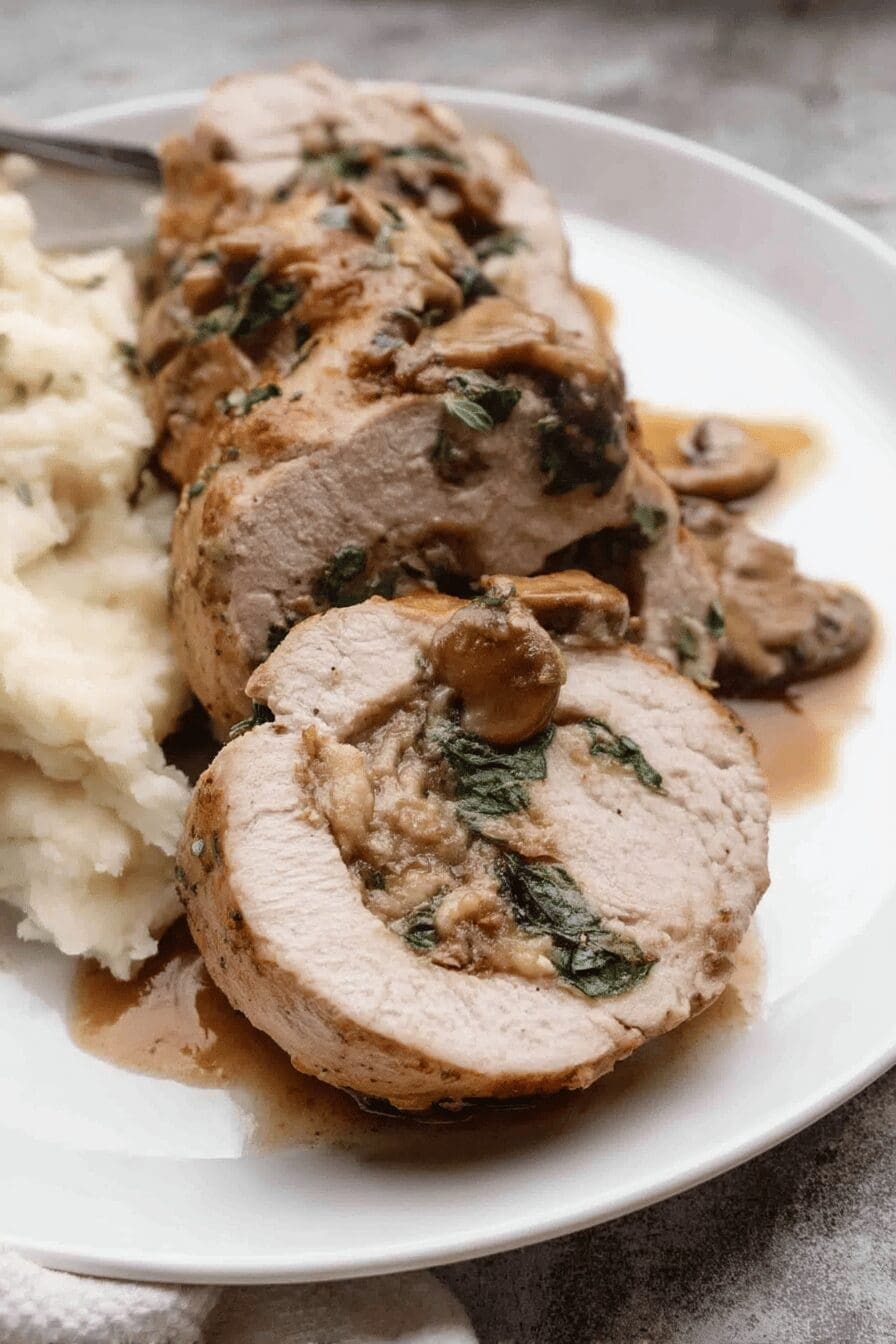 stuffed pork tenderloin