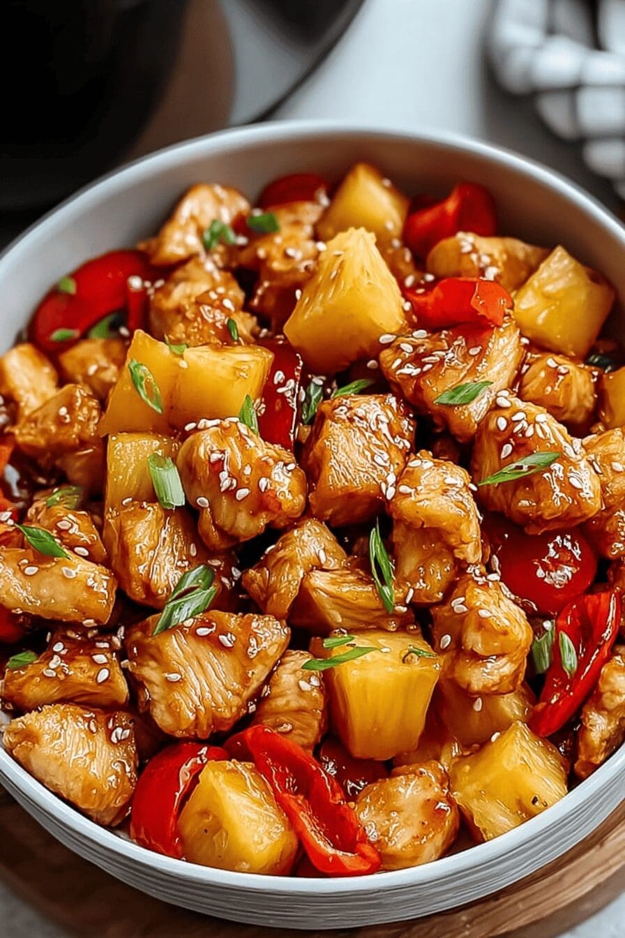 Air Fryer Pineapple Chicken