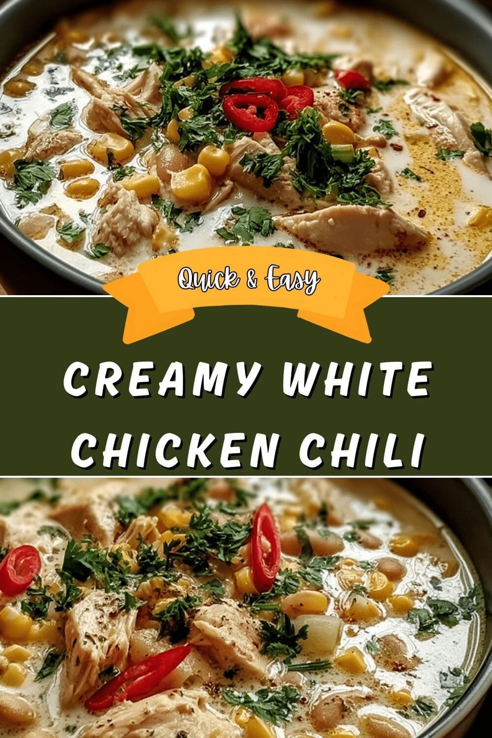 Creamy White Chicken Chili