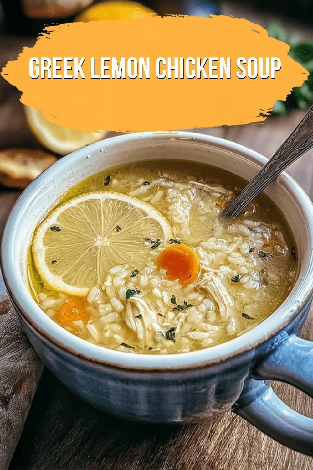 Greek Lemon Chicken Soup