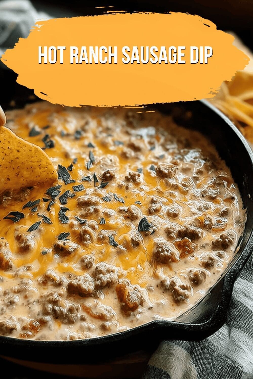 Hot Ranch Sausage Dip