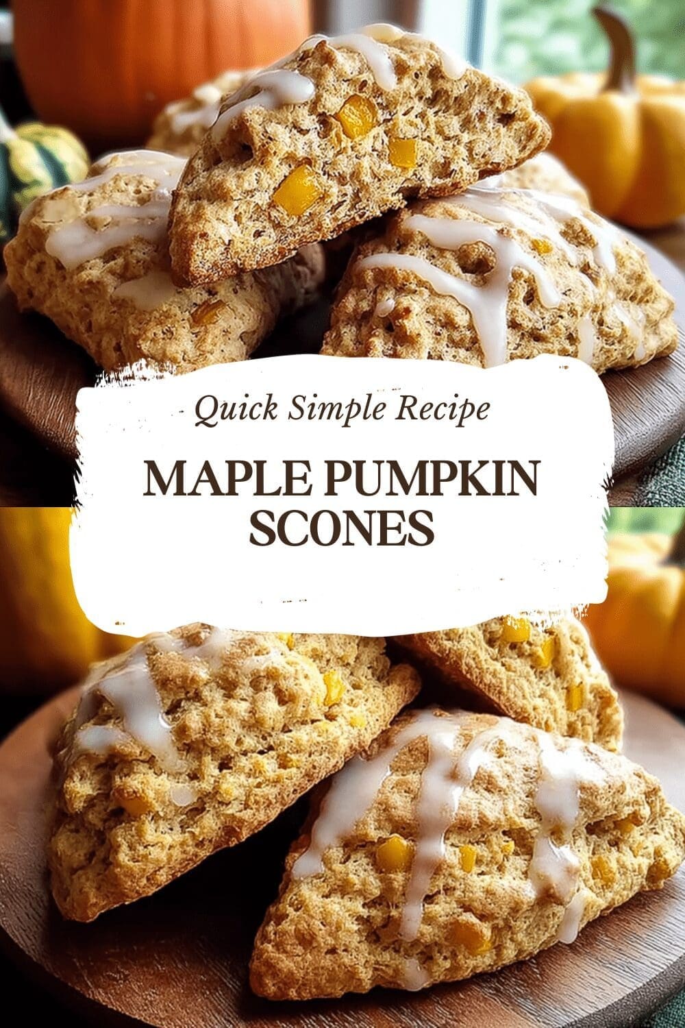 Maple Pumpkin Scones