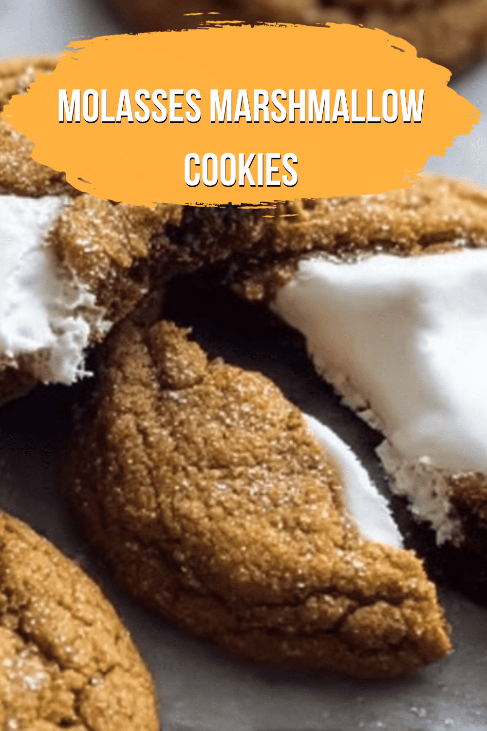 Molasses Marshmallow Cookies