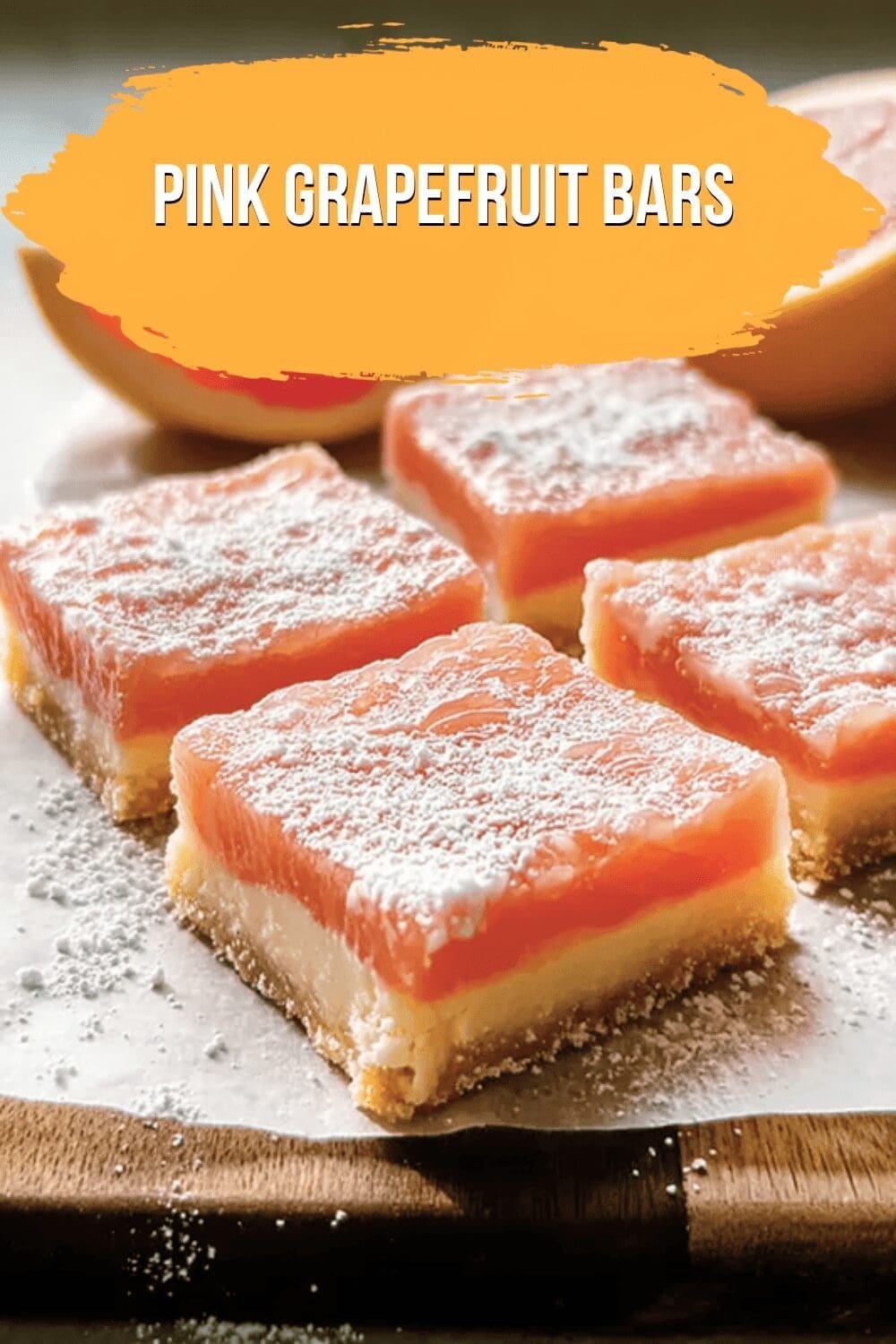 Pink Grapefruit Bars