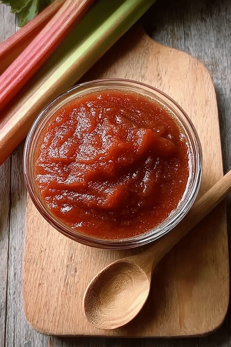 Rhubarb Barbecue Sauce