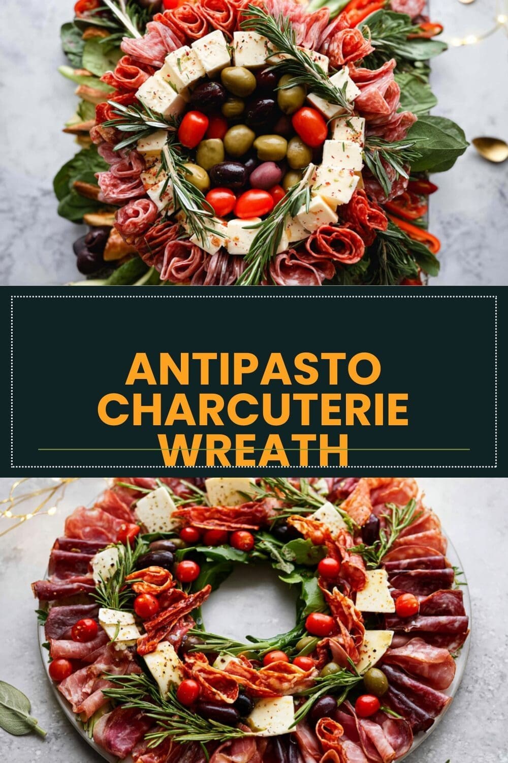 Antipasto Charcuterie Wreath