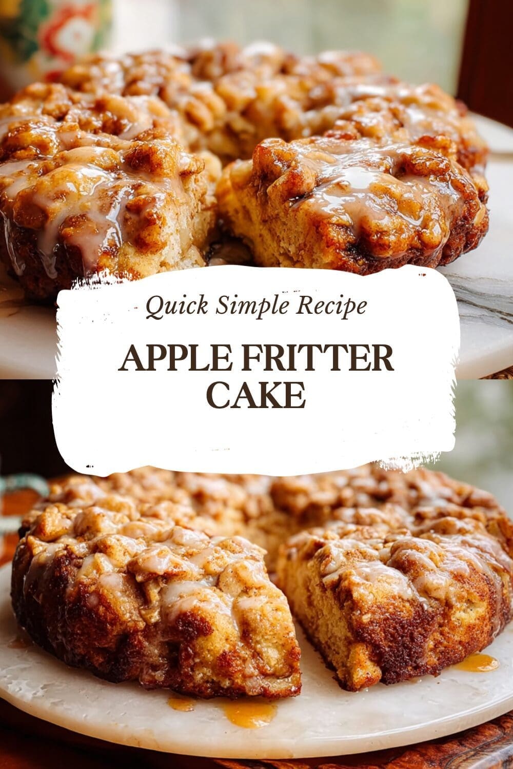 Apple Fritter Cake