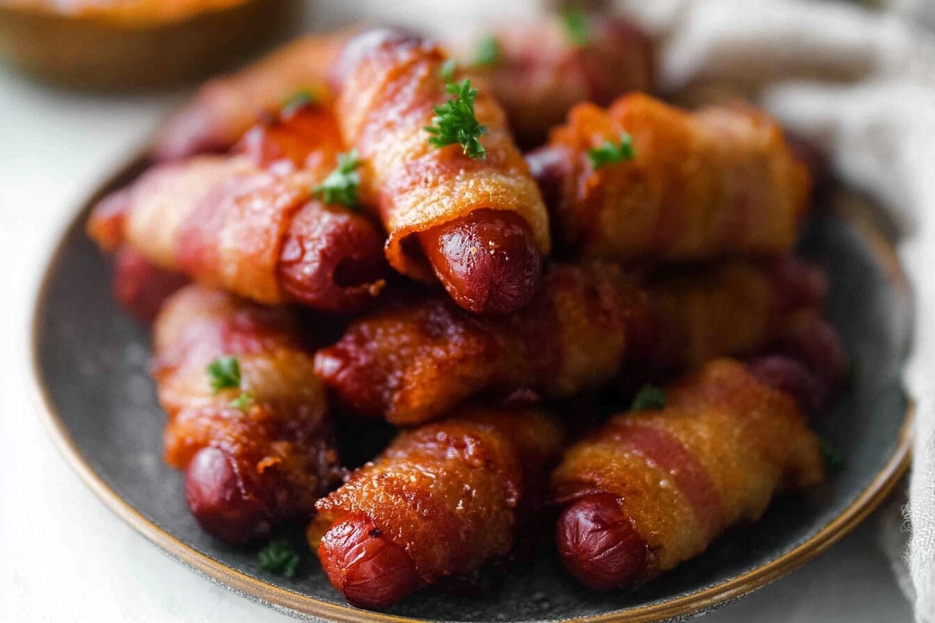 Bacon Wrapped Smokies