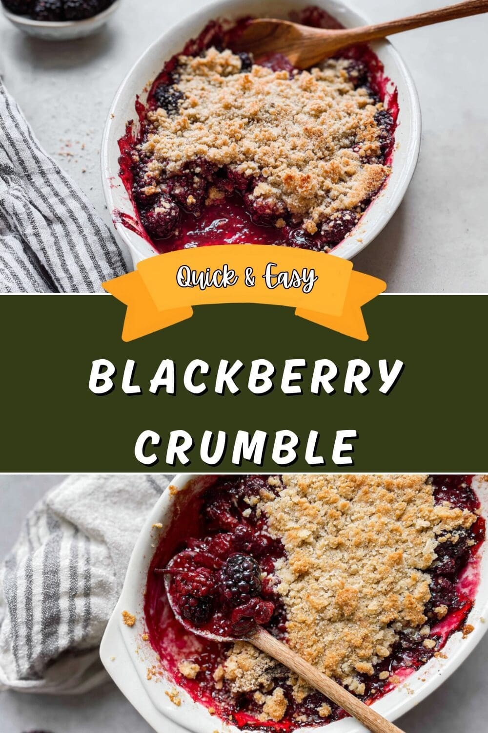 Blackberry Crumble