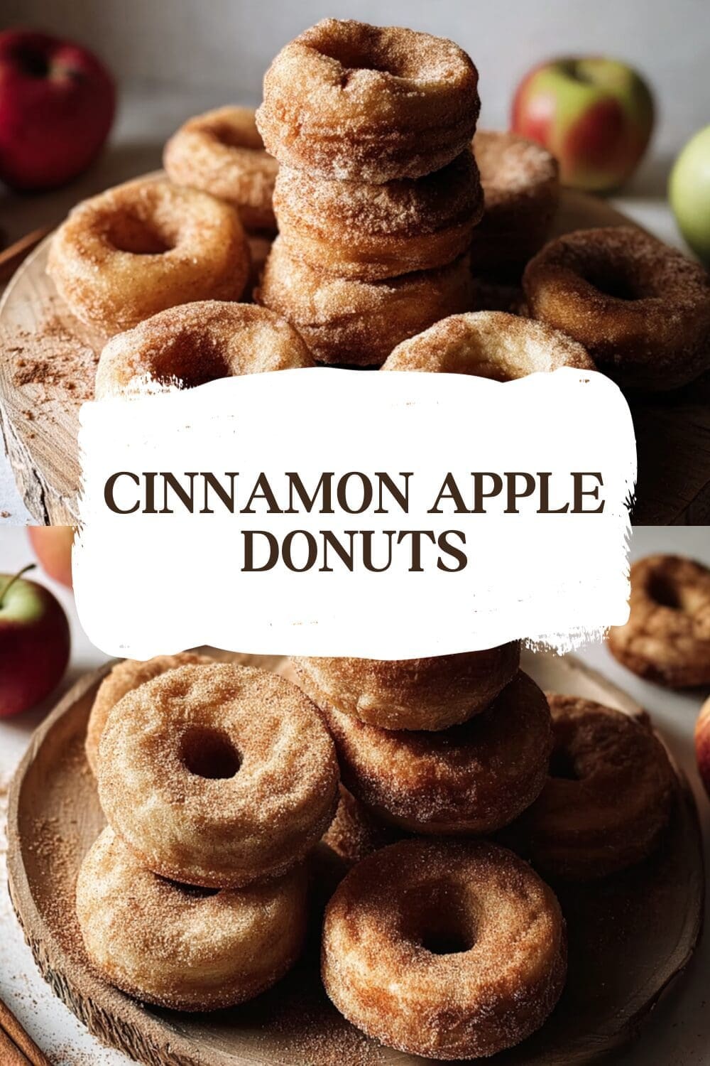 Cinnamon Apple Donuts