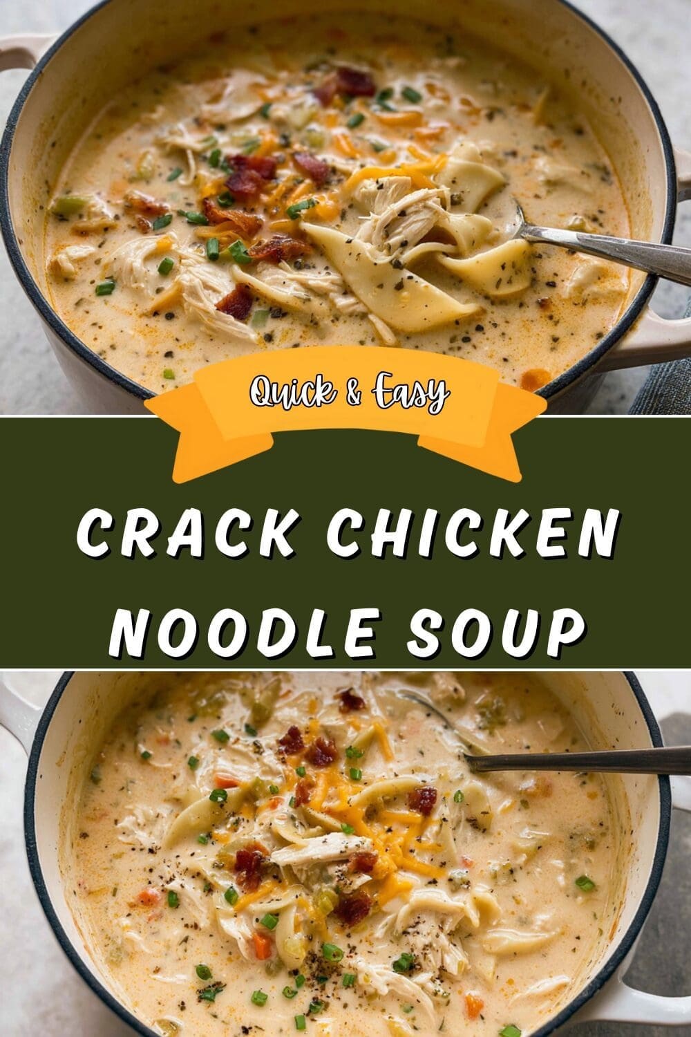 Crack Chicken Noodle Soup