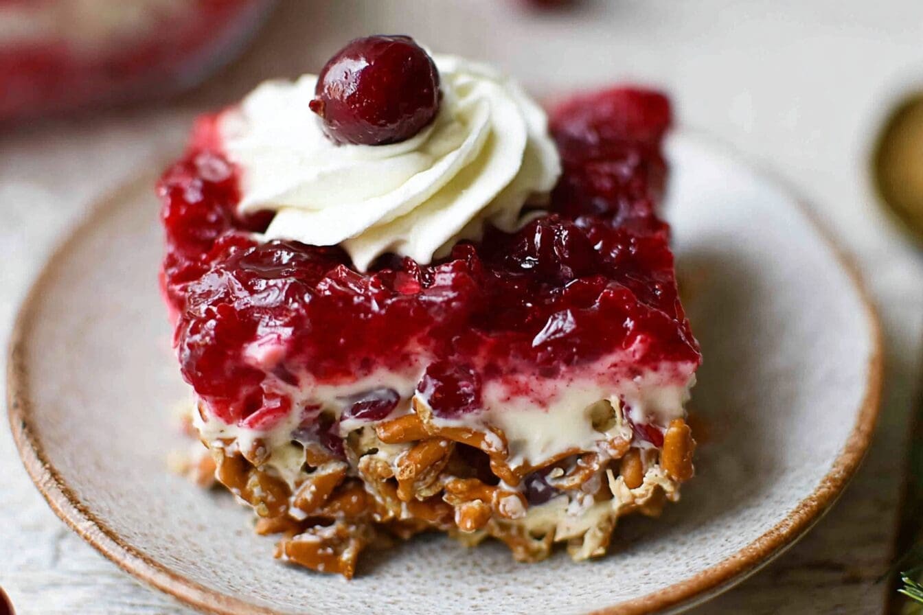 Cranberry Pretzel Salad