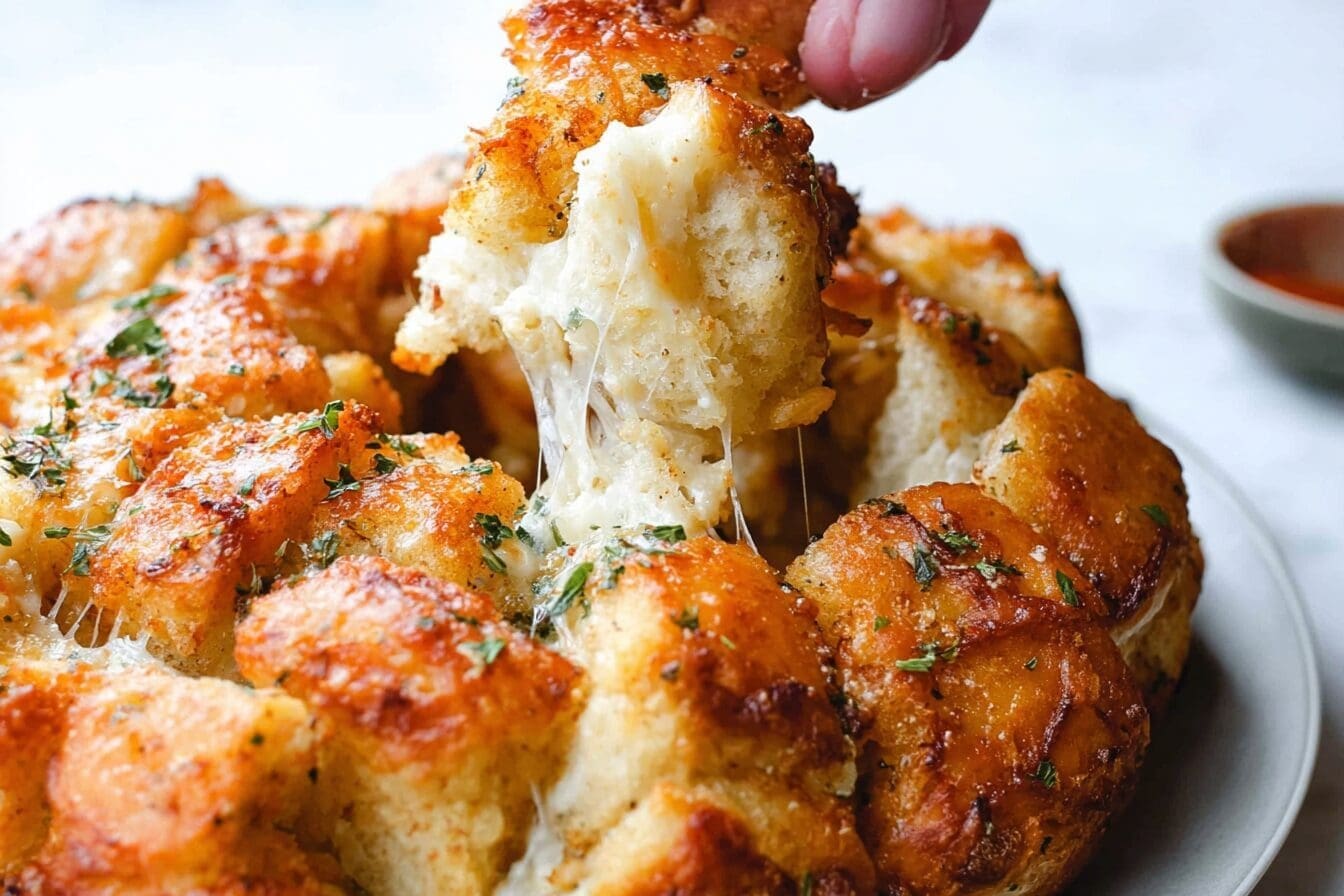 Garlic Parmesan Pull Apart Bread