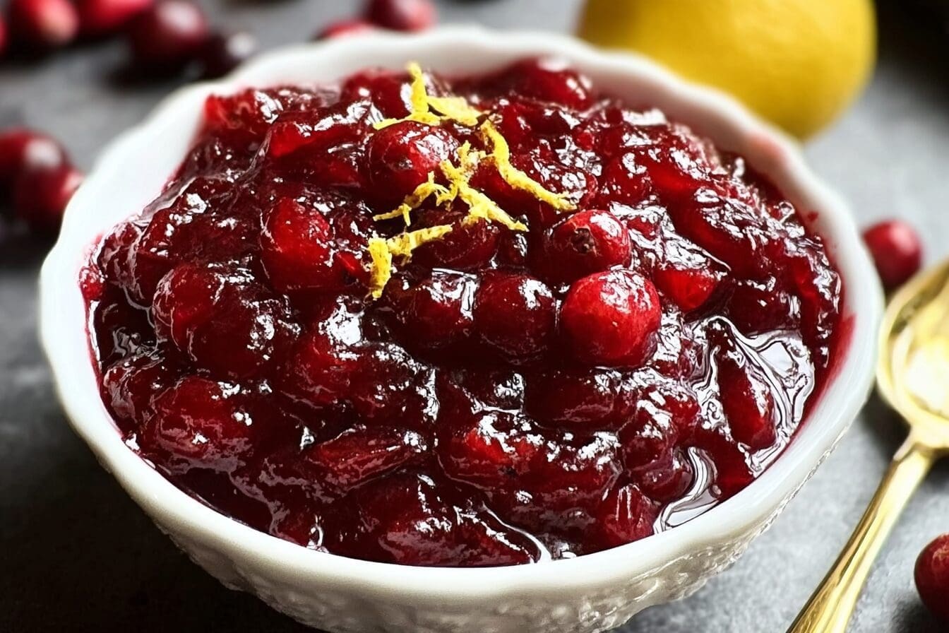 Grand Marnier Cranberry Sauce
