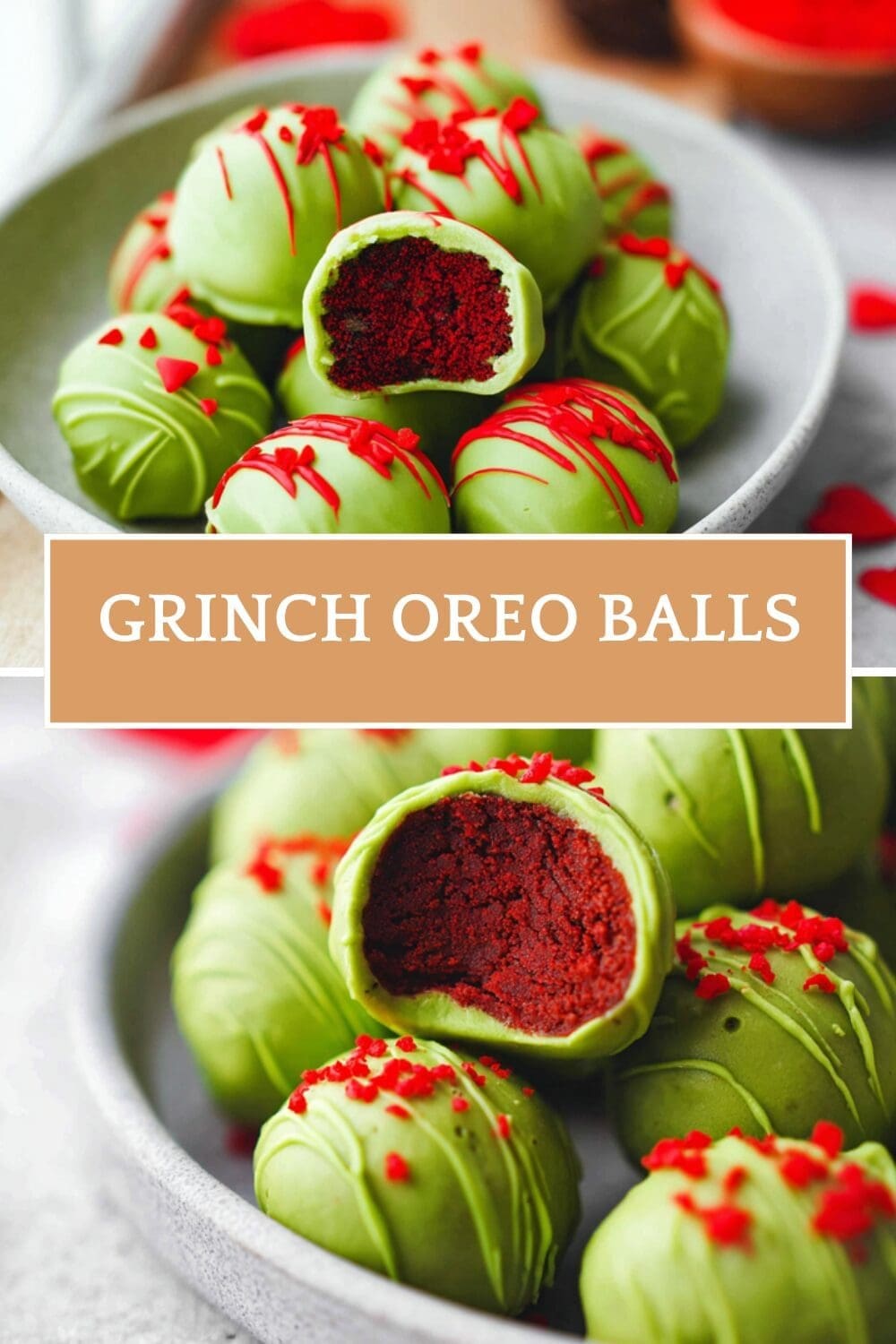 Grinch Oreo Balls