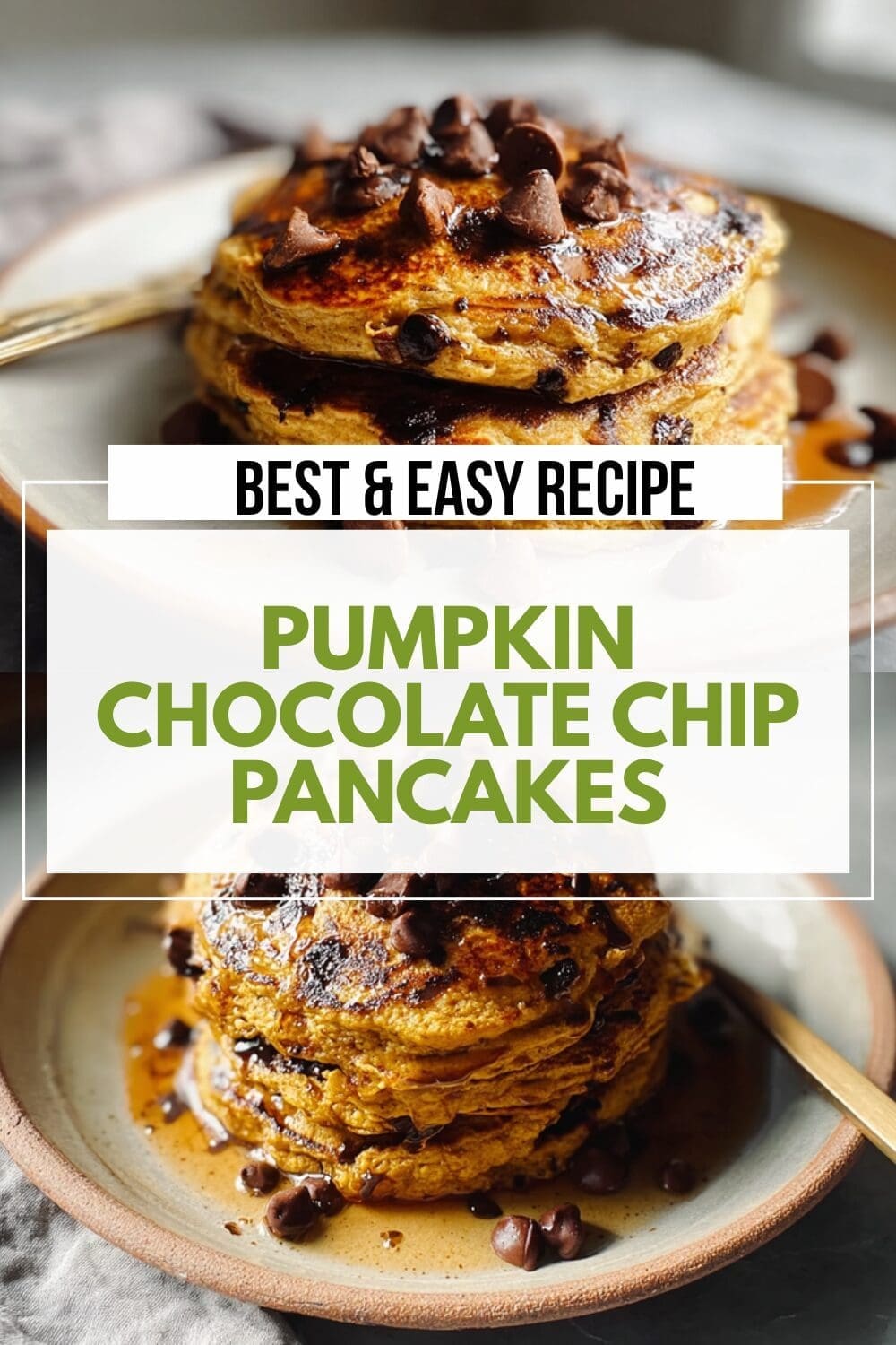 Pumpkin Chocolate Chip Pancakes
