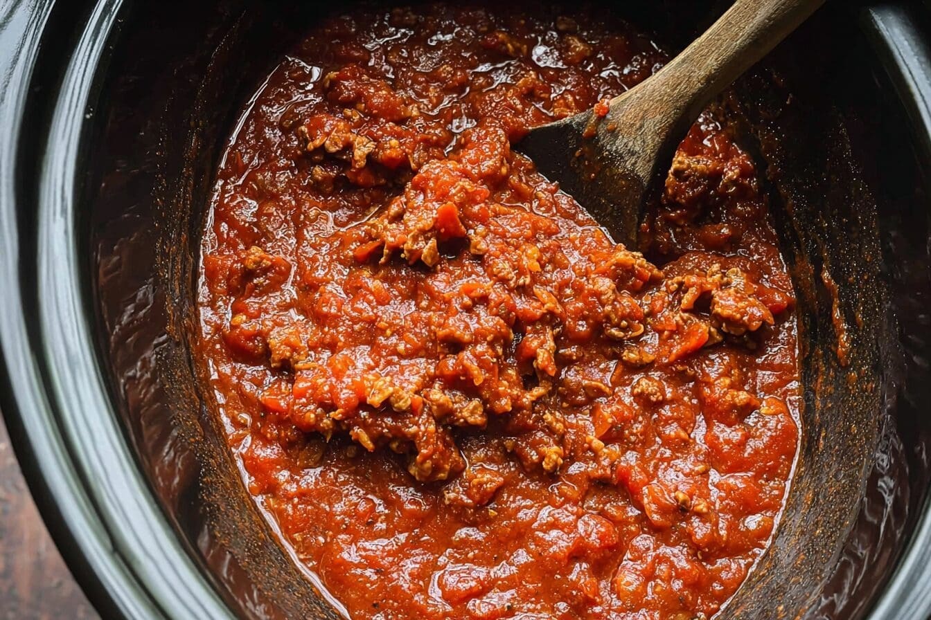 Slow Cooker Sunday Sauce