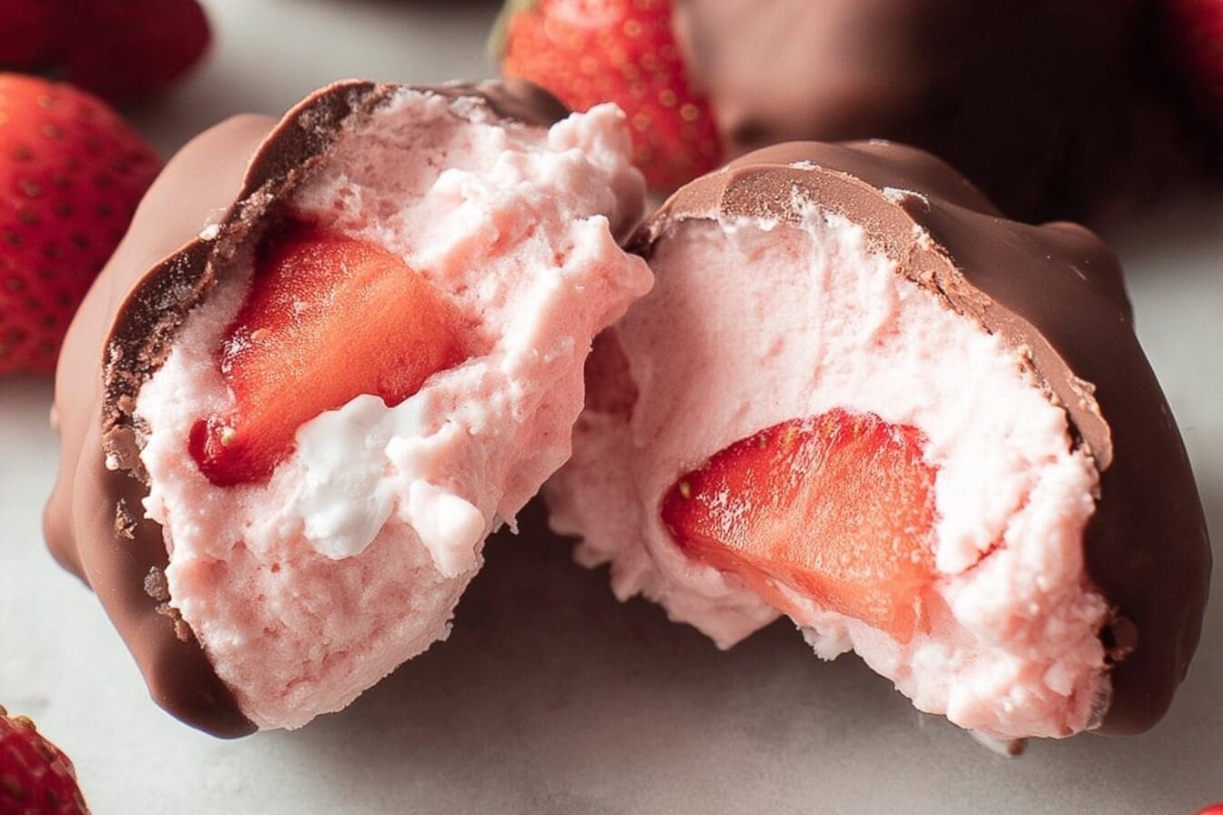 Frozen Strawberry Yogurt
