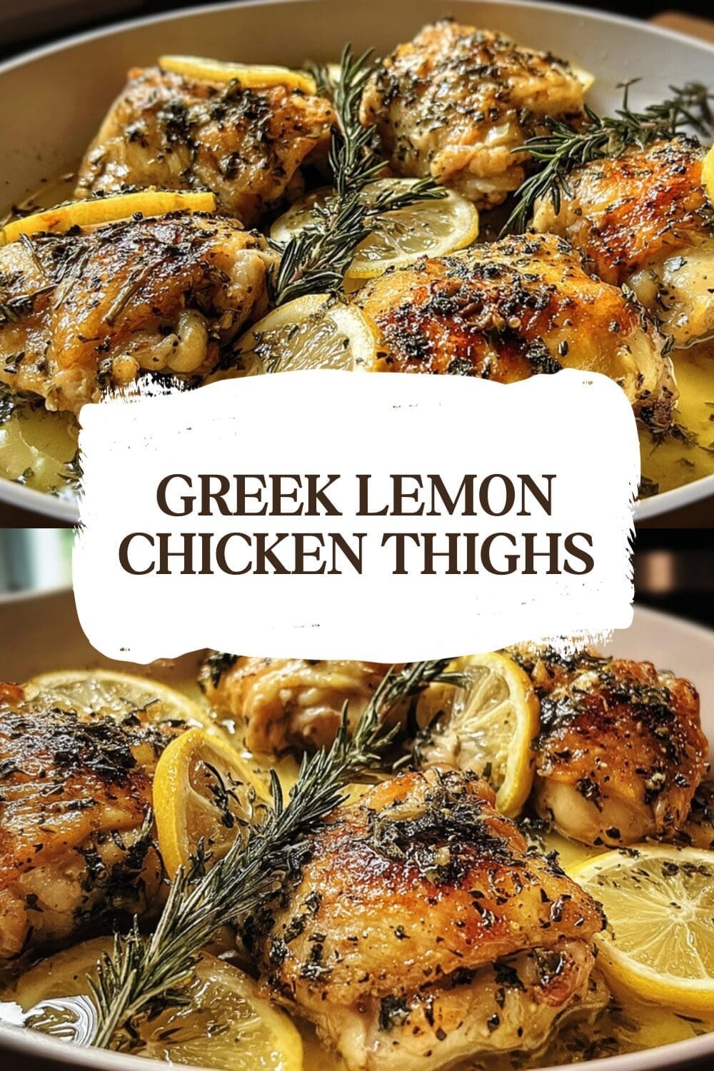 Greek Lemon Chicken Thighs