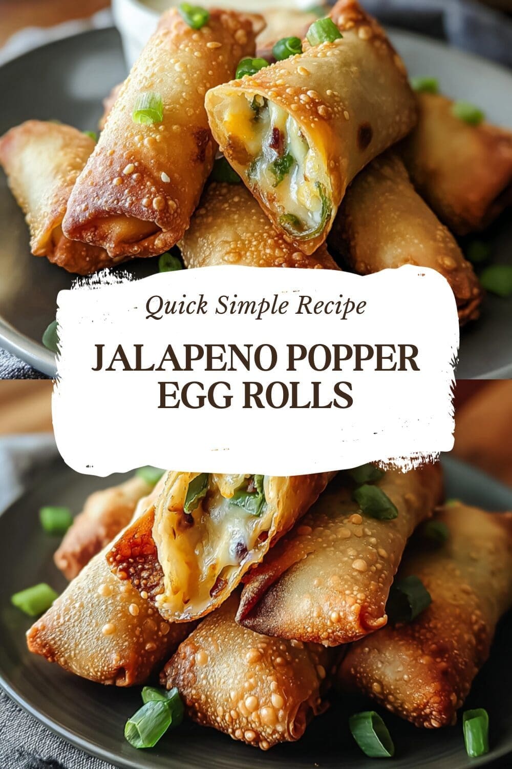 Jalapeno Popper Egg Rolls