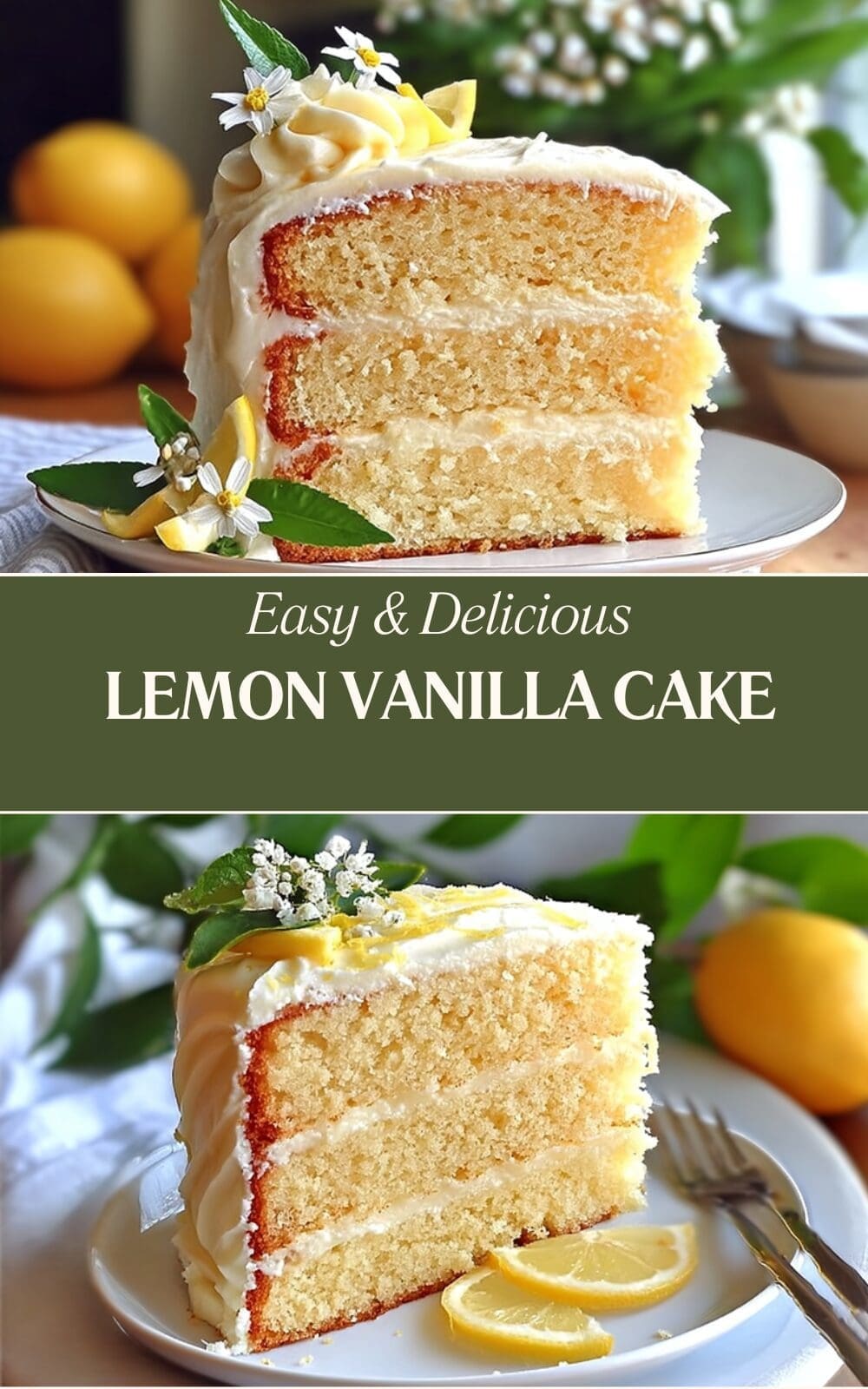 Lemon Vanilla Cake