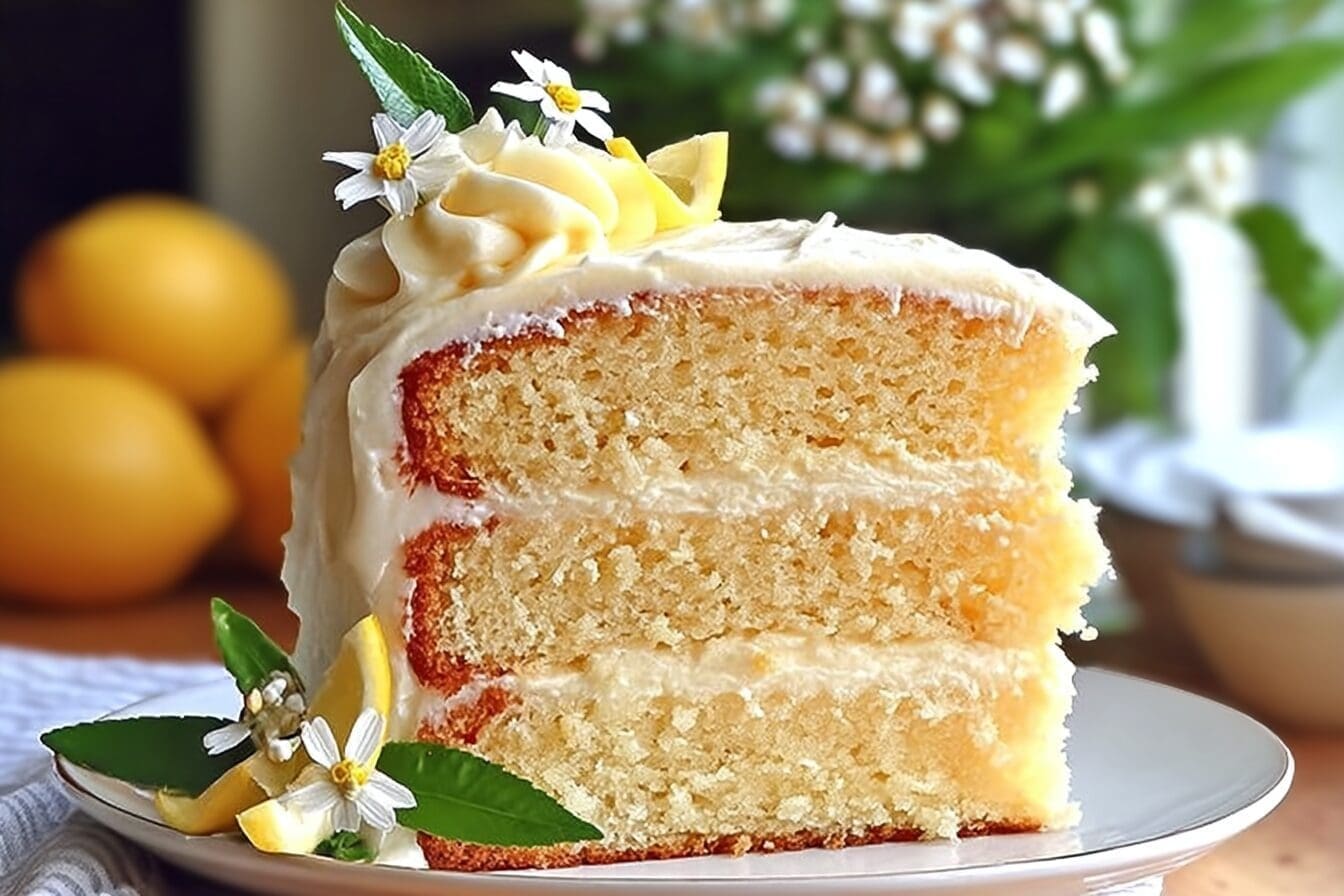 Lemon Vanilla Cake